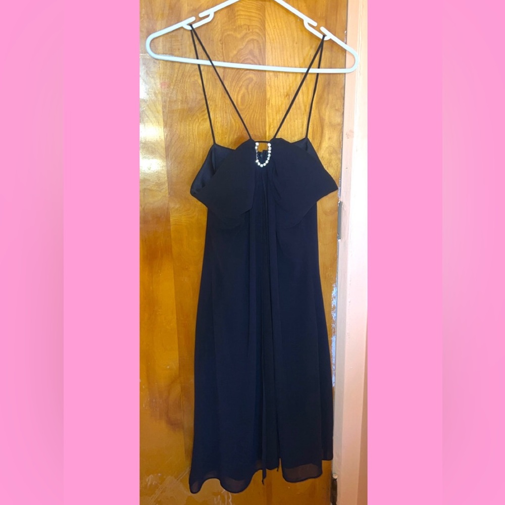 Vintage Y2K Onyx Nite Black Party Dress